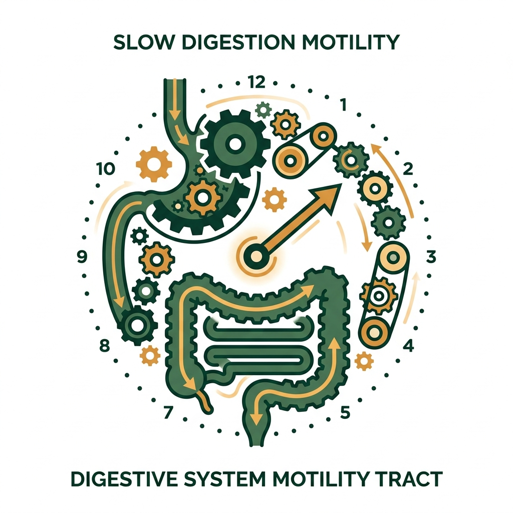 Sluggish Gut Motility – constipation requiring laxatives or churan
